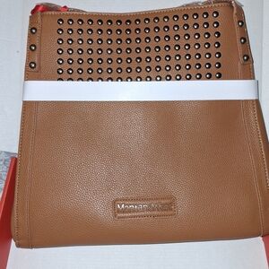 Montana West Tan Studded Tote